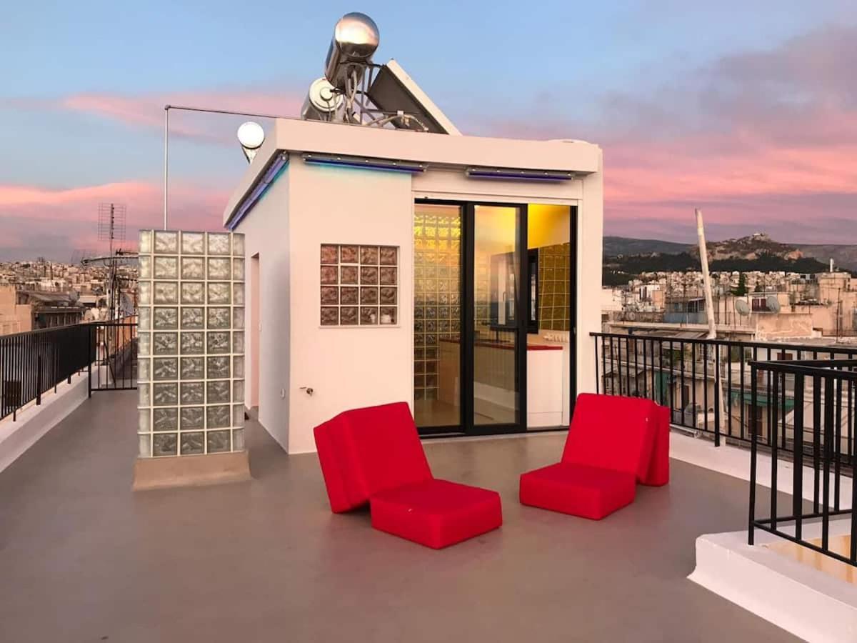 Rooftop Studio Breathtaking Views By Ghh Athènes Extérieur photo